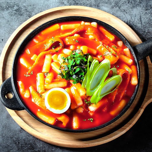 Bánh gạo tokbokki Hàn Quốc 500G