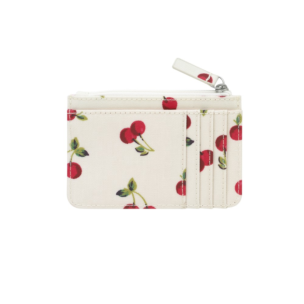 Cath Kidston - Ví cầm tay Small Card &amp; Coin Purse Cherries - 1002676 - Ivory