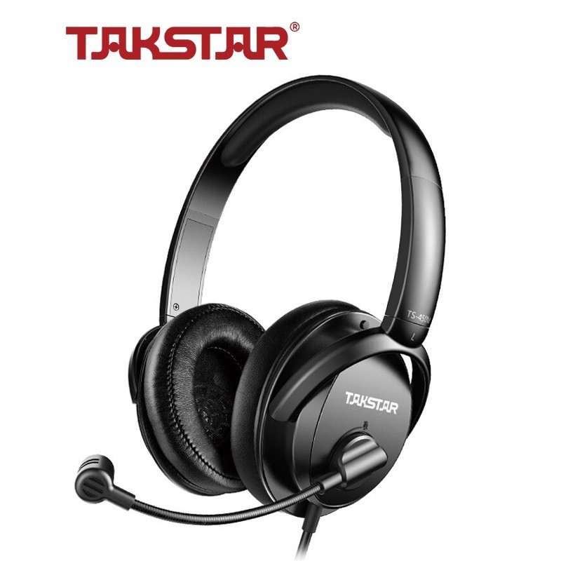 [ CHĨNH HÃNG ] Tai nghe kiểm âm TÂKSTAR TS-450M gaming, thu âm, telesale có mic nói chuyên nghiệp