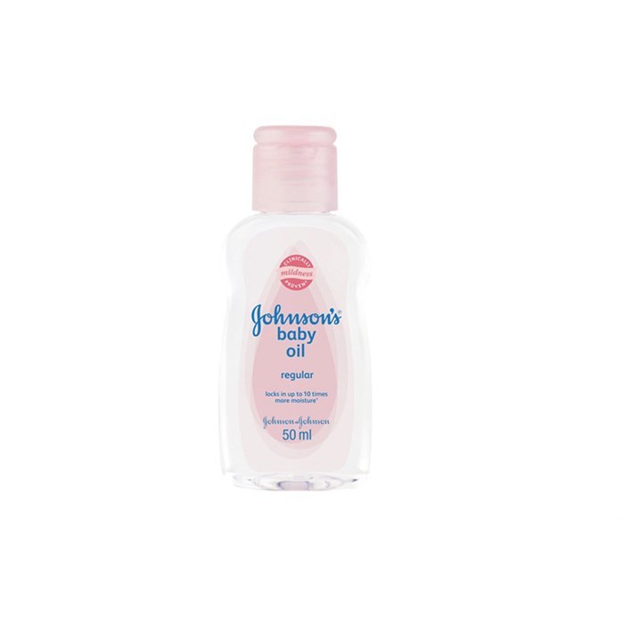 Dầu mát xa dưỡng ẩm Johnson's baby oil pink 50ml