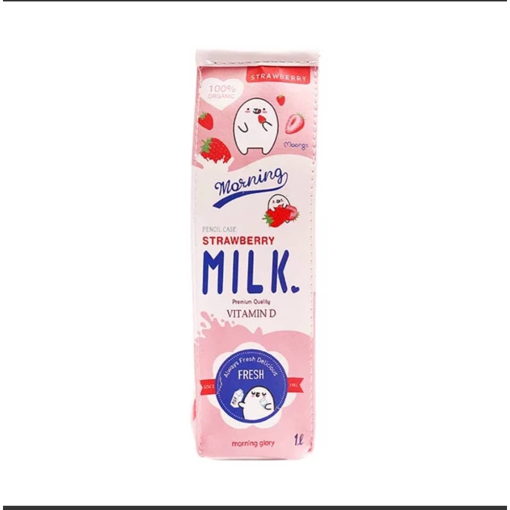 Hộp bút hình hộp sữa  to nhiều màu  sắc cute dễ thương