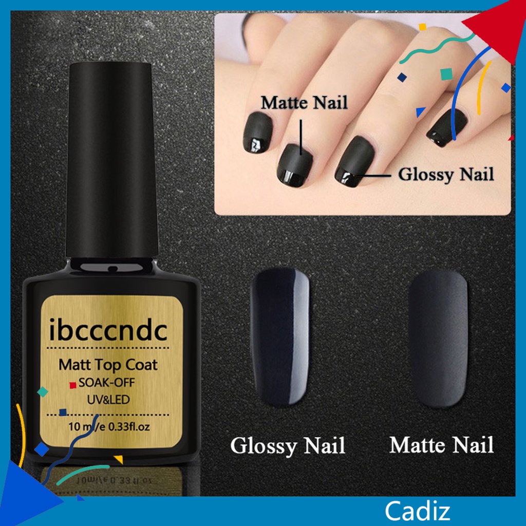 [Hàng mới về] Sơn Phủ Móng Tay Lì Chống Mòn 10Ml