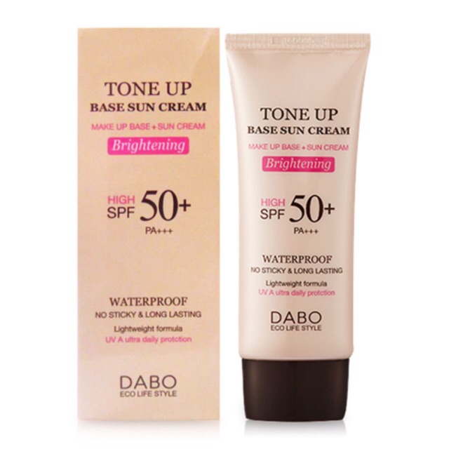 Kem Chống Nắng Nâng Tone Da Dabo Tone Up SPF50 [70ml]