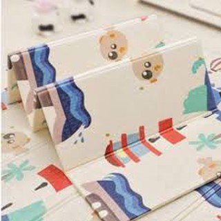 Thảm xốp XPE phủ Silicon chống thấm in 2 mặt gấp gọn