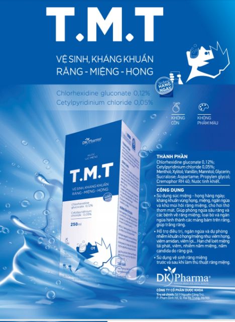 NƯỚC SÚC MIỆNG HỌNG TMT