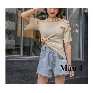 áo len đan dây vai quảng châu