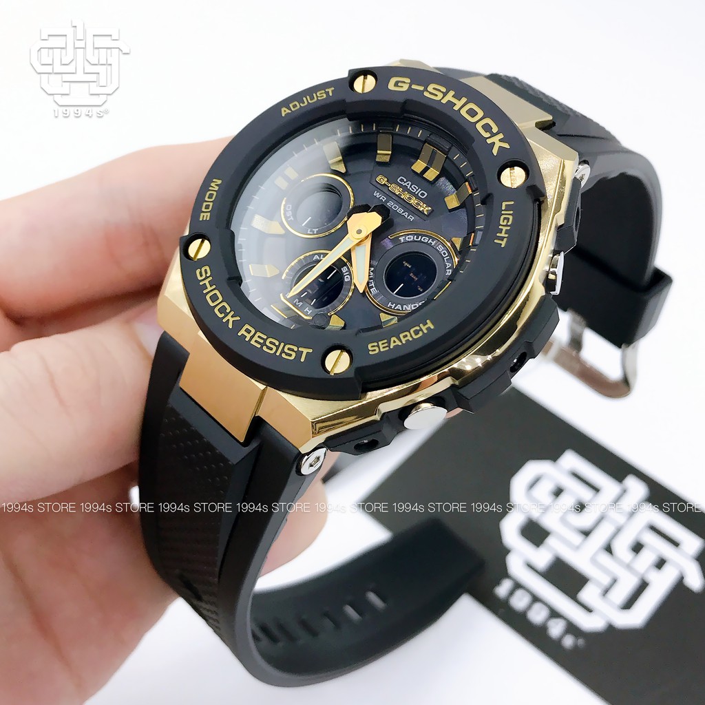 Đồng hồ nam Casio G-Shock GST-S300 / GST-S300G-1A9 chống va đập, chống nước 200m, size 49mm, hàng chính hãng