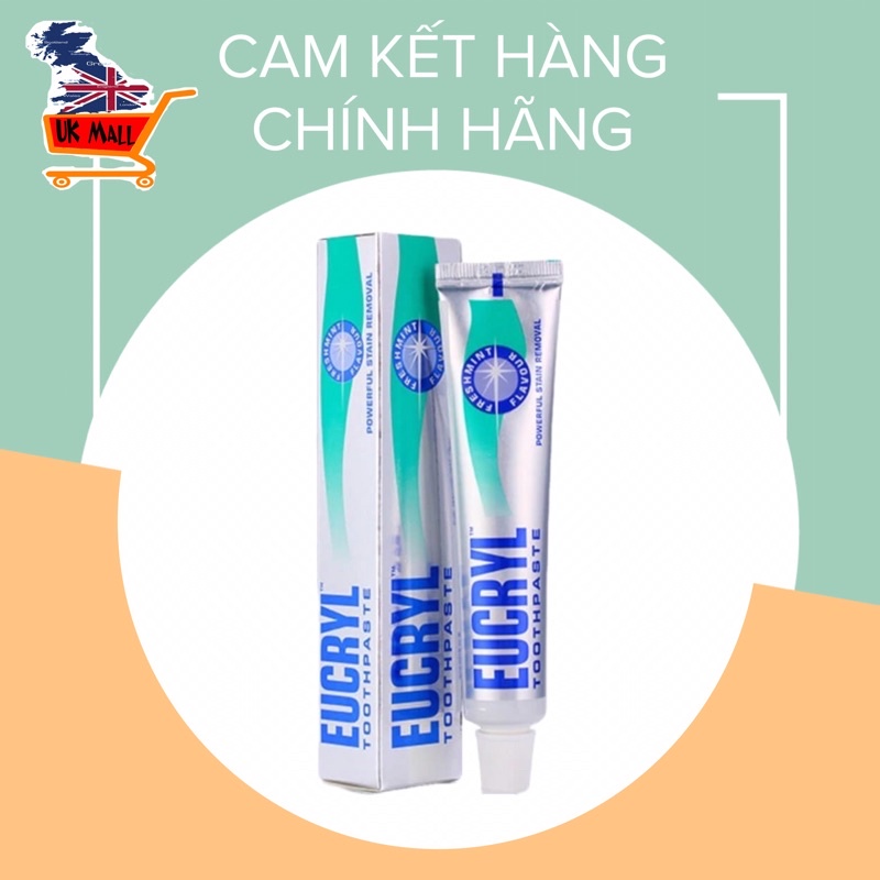 KEM ĐÁNH RĂNG TRẮNG RĂNG EUCRYL TOOTHPASTE