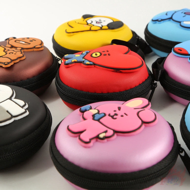 1 Hộp Đựng Tai Nghe In Hình Bts Bt21