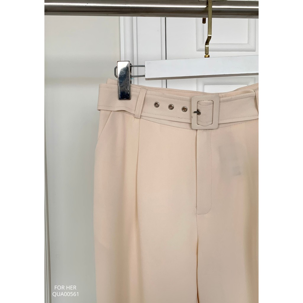 Quần baggy phối đai eo QUA0056