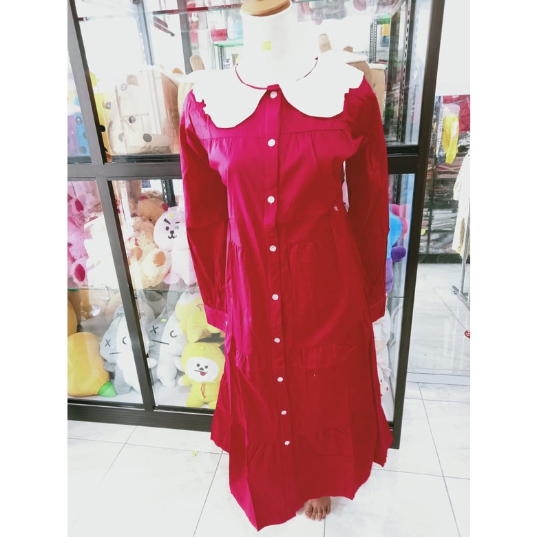 Đầm midi cotton poplin Dày Dặn Giảm Giá Mới Nhất Dành Cho Nữ