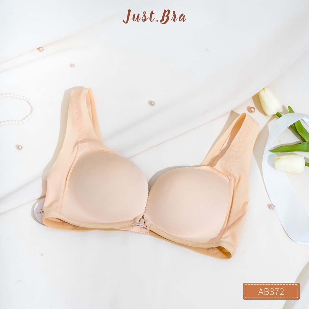 Áo ngực cài trước Just Bra thiết kế không gọng đệm mỏng tôn dáng AB372