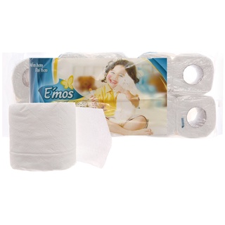 Giấy vệ sinh 2 lớp Emos lốc 10 cuộn