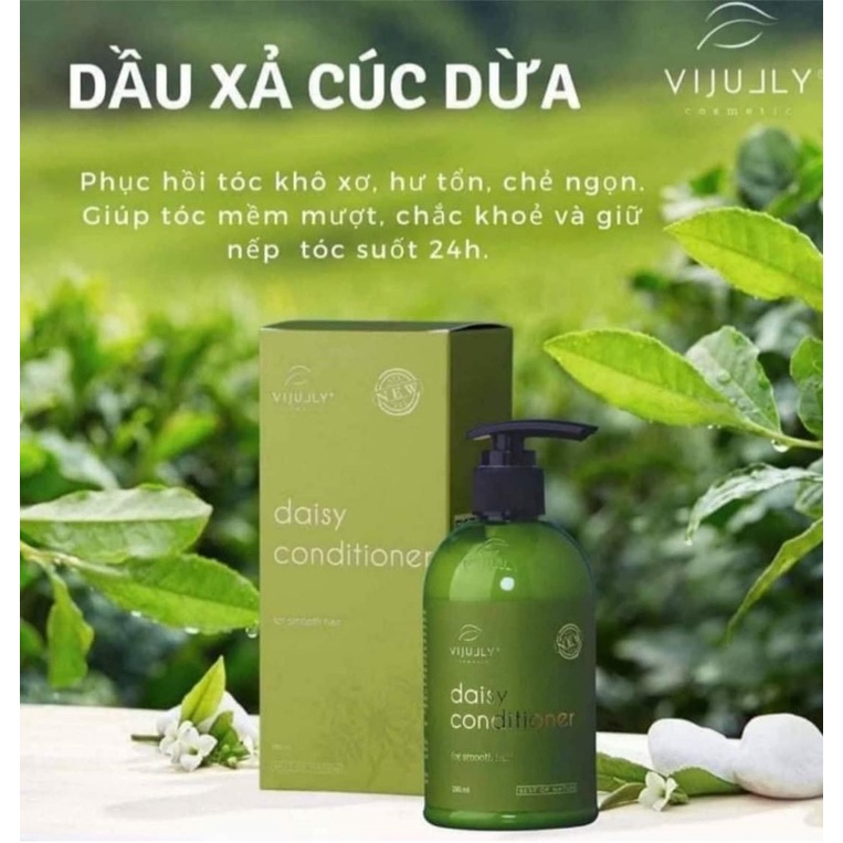 Dầu Xả Dừa Hoa Cúc Vijuly - Phục Hồi Tóc, Giảm Rối Khô Sơ