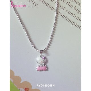 Dây chuyền bạc Ý 925 Bạc xinh Huệ Ngân- mặt Kitty xinh cho bé gái RYD140048