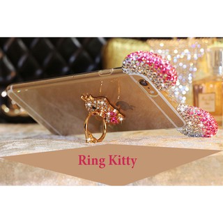 Iring Đỡ Điện Thoại Hình mèo Hello Kitty