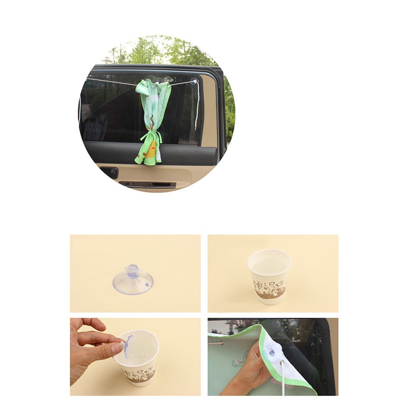 Rèm che nắng họa tiết hoạt hình cho xe hơi | BigBuy360 - bigbuy360.vn