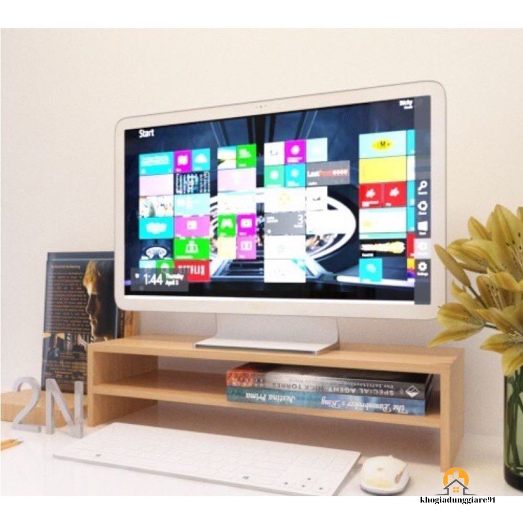 KỆ ĐỂ MÀN HÌNH MÁY TÍNH 2 TẦNG