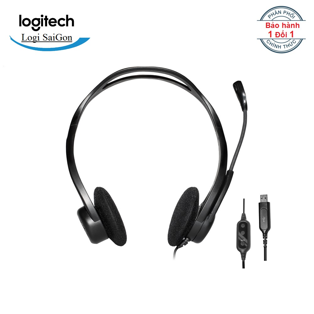 Tai nghe LOGITECH H370 (1 giắc USB)