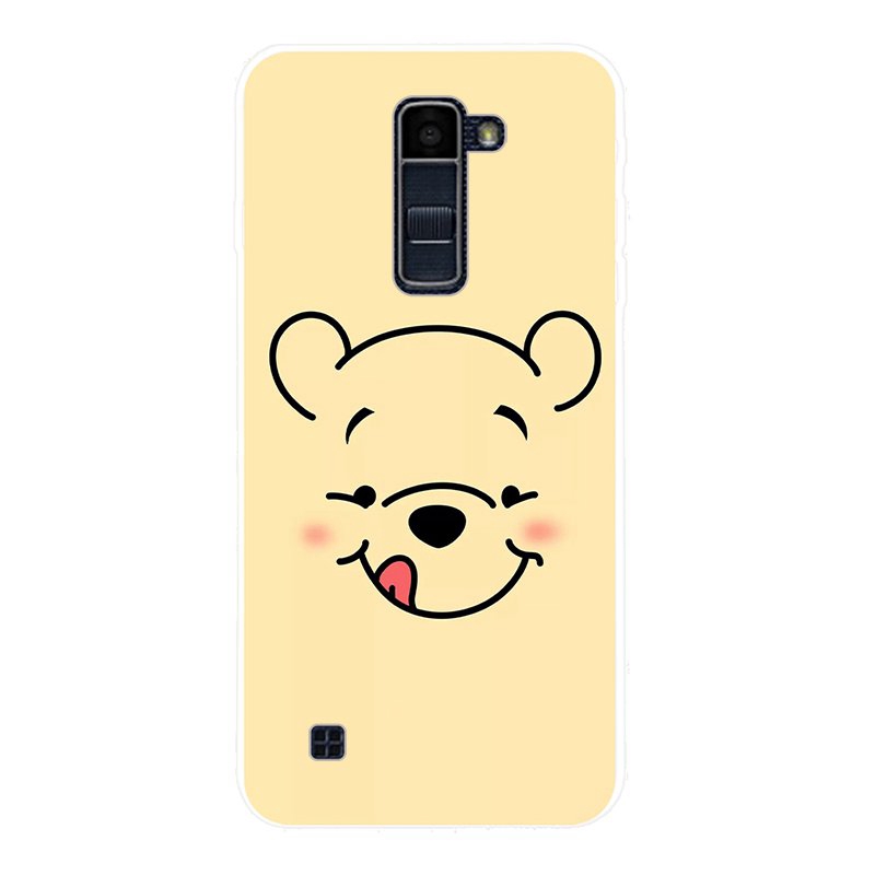 LG K8 K10 2016 2017 X Power Q6 Q8 V20 Stylus 2 Plus 3 V30 Bear Pattern-3 Soft Silicon Case Cover