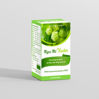 NGỌC NỮ XUÂN- VIÊN UỐNG NỘI TIẾT, ĐẸP DA, CẢI THIỆN SINH LÝ, ĐIỀU KINH, TĂNG VÒNG 1, BỐC HỎA, MẤT NGỦ