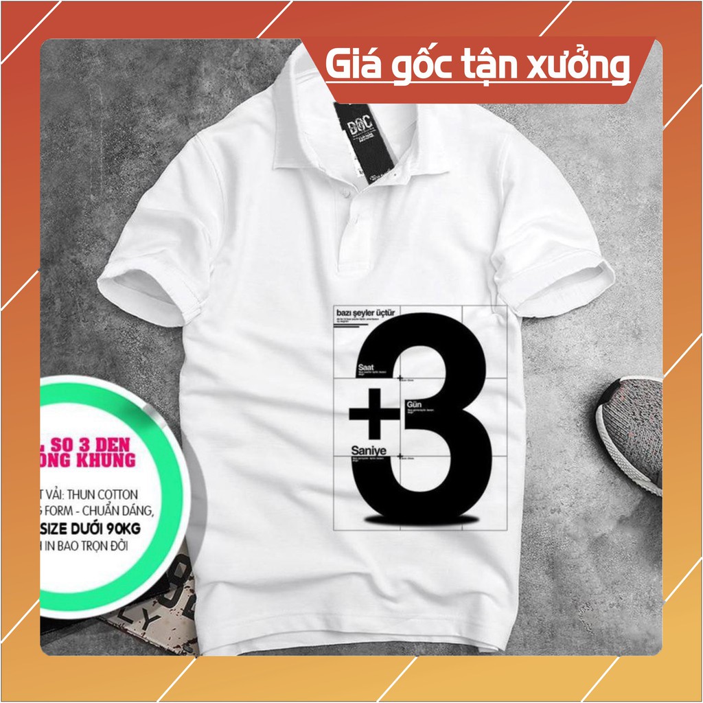 Áo thun nam in hình đẹp số 3 siêu đẹp ❤ Áo phông cotton co giãn 4 chiều cao cấp ❤ Áo polo nam đẹp [Siêu