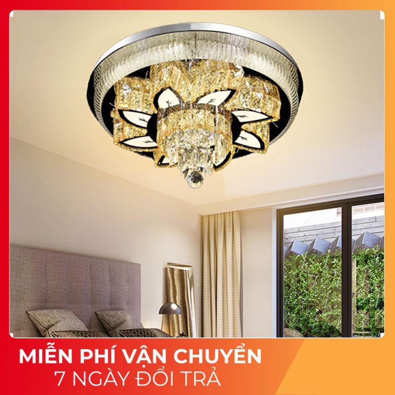 Đèn led ốp trần trang trí phòng khách phòng ngủ có 3 chế độ sáng tặng điều khiển bảo hành 12 tháng - Mã 236/600