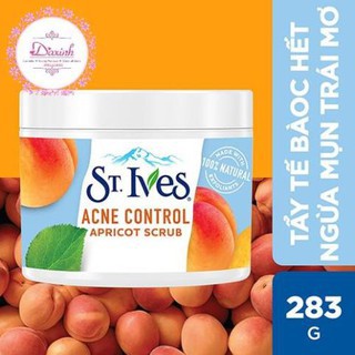 Tẩy Tế Bào Chết Toàn Thân St.Ives Apricot Scrub Hương Mơ Acne Control - Hũ 283g