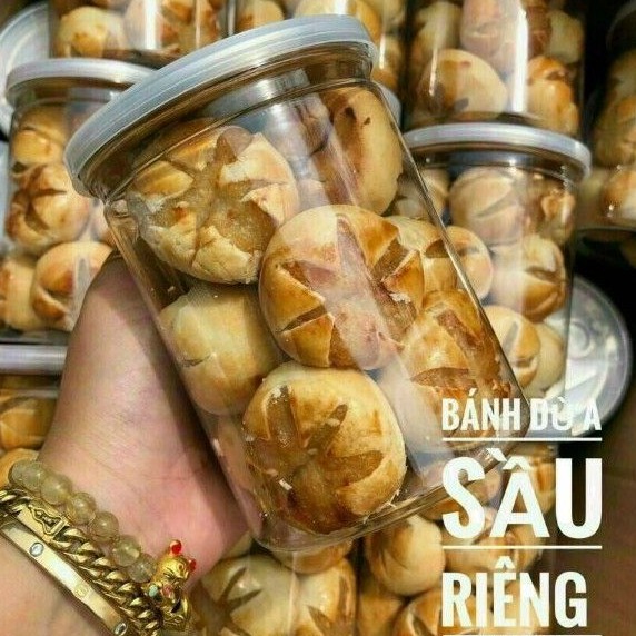 Bánh dừa sầu riêng đồng tiền 300g