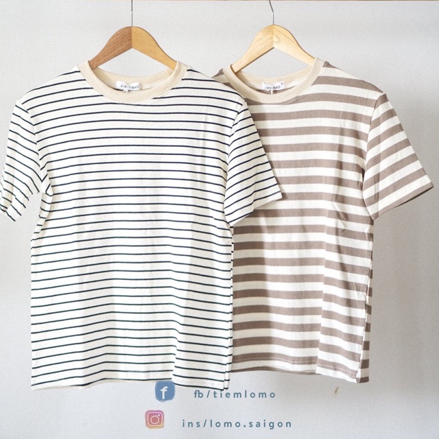 Áo phông kẻ sọc freesize