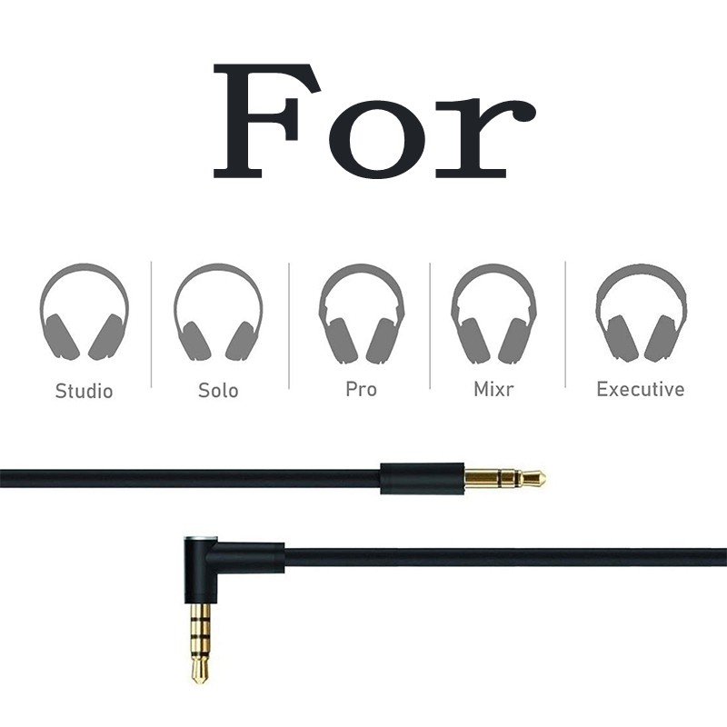 Dây Cáp Âm Thanh Thay Thế Phù Hợp Cho Tai Nghe Beats Solo studio 1 2 3 mixr pro
