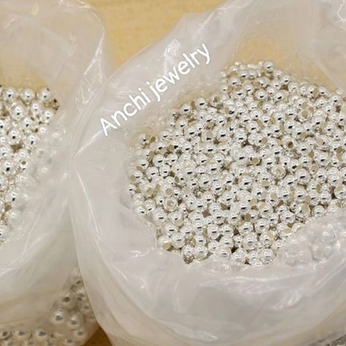 Vòng tay chỉ đỏ bi bạc ta 4li , Anchi jewelry