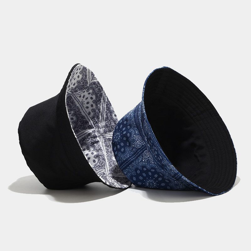 [Nowship2h] Mũ Nón Bucket Vành Ngắn Họa Tiết Bandana Phong Cách Đường Phố - Ma NV009