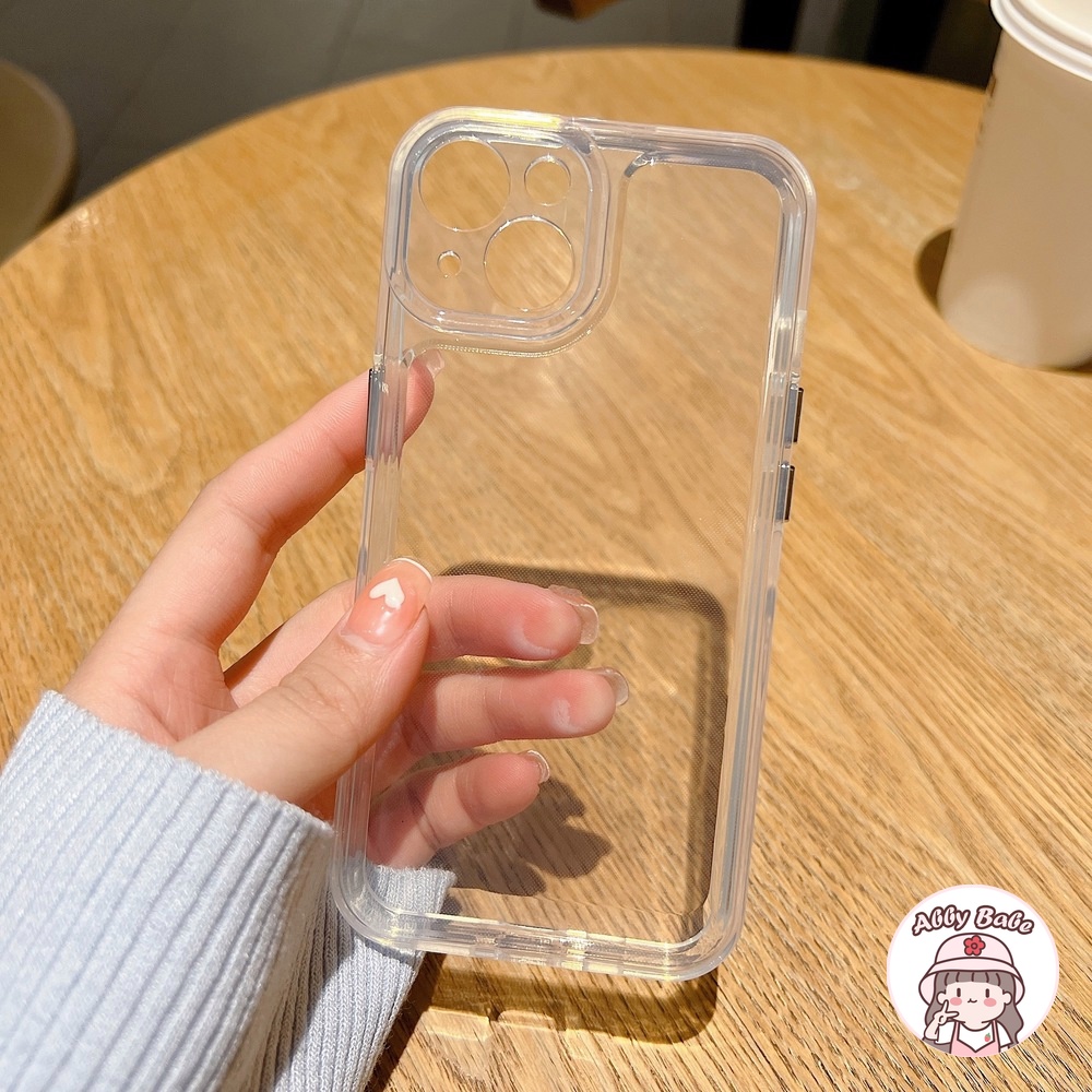 Ốp Điện Thoại TPU Mềm Trong Suốt Đơn Giản Chống Sốc Chống Trượt Cho IPhone 14 Pro Max 11 7Plus 13 12 11 Pro Max X XS XR
