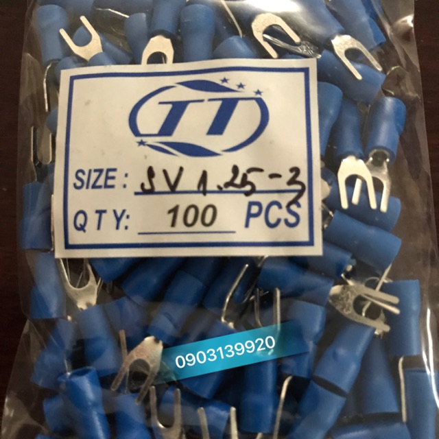 Đầu cos thau Y 1,25-3 (50 cái) - (100 cái)