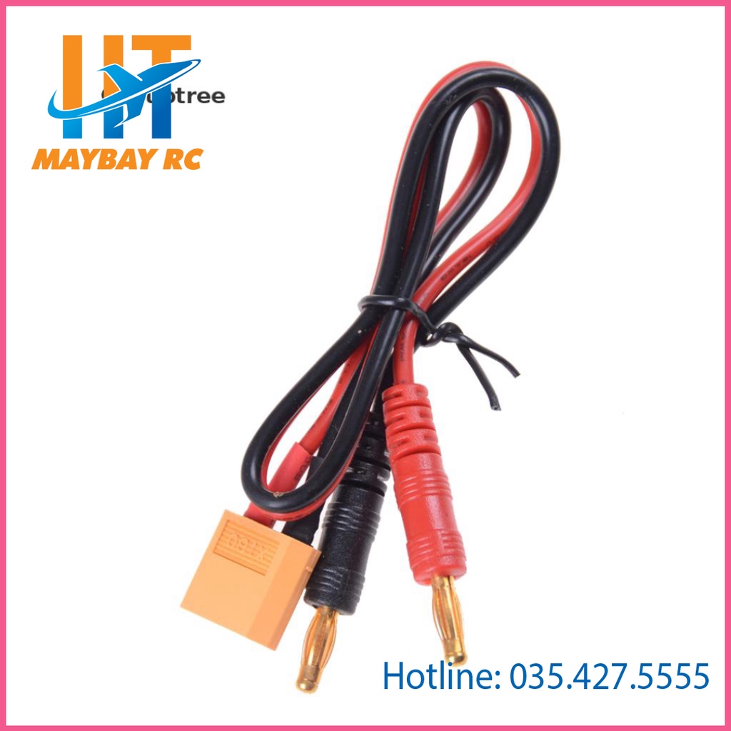 Dây Cáp Sạc Pin Lipo Xt60 4mm dây silicon awg 14