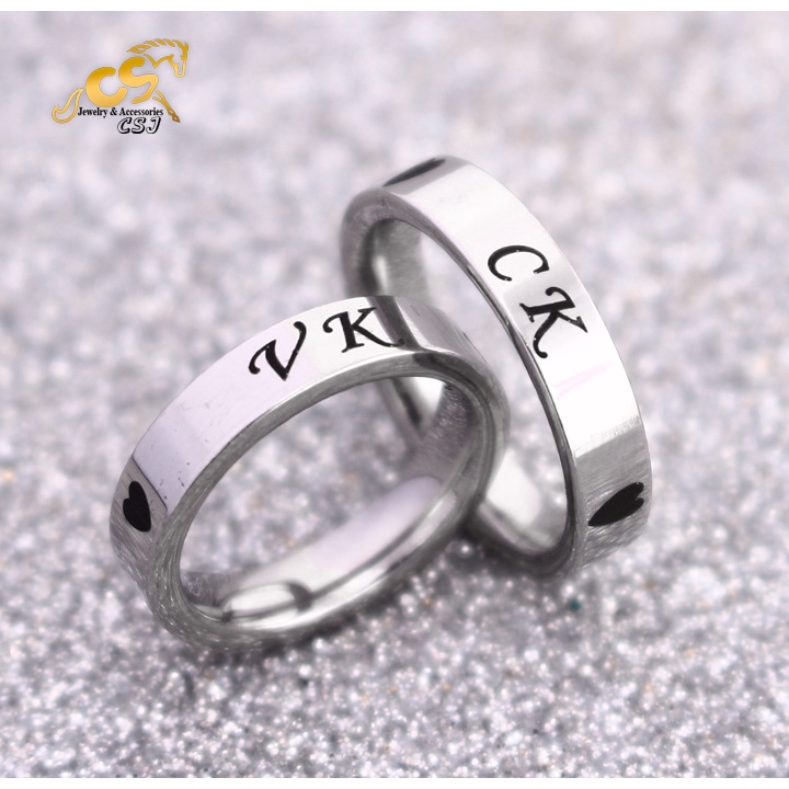 Nhẫn cặp tình yêu, quà tặng ý nghĩa cho người ấy - số lượng 02 chiếc - cực đẹp, chuẩn thời trang 69