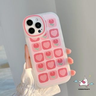 Ốp Điện Thoại Chống Sốc Họa Tiết Hoa Tulip Thời Trang Cho iPhone 11 13 12 Pro Max XR X XS Max SE 2020 7 8 6 6s Plus