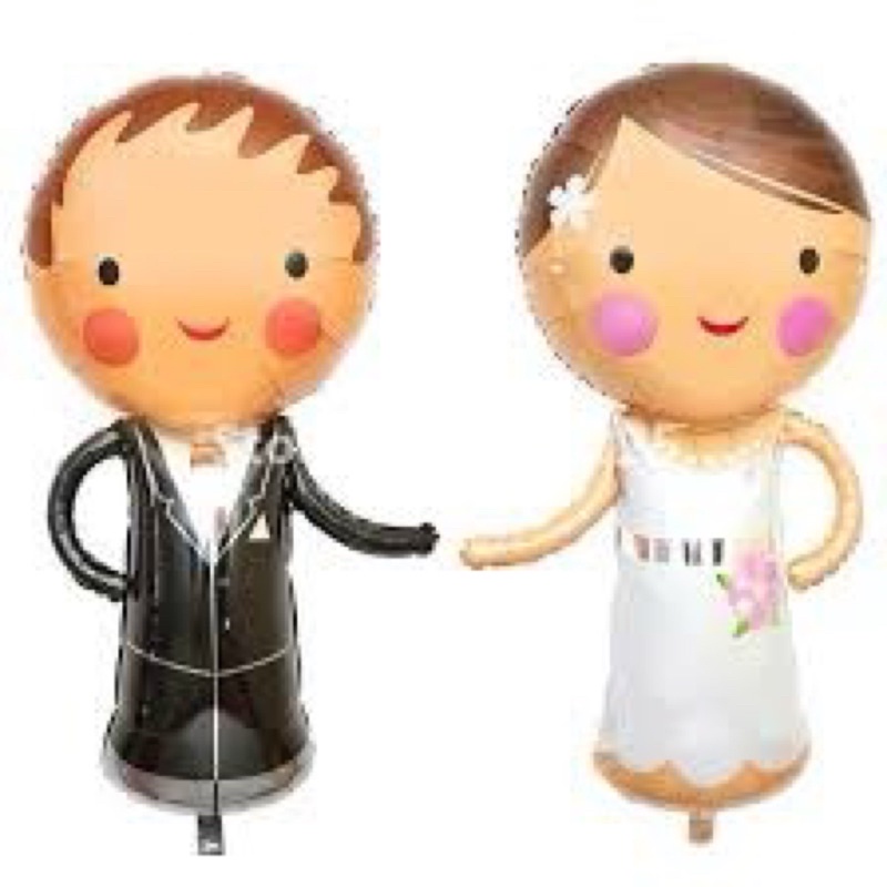 Bộ bóng bay trang trí phòng cưới hot trend 2022 đơn giản H09