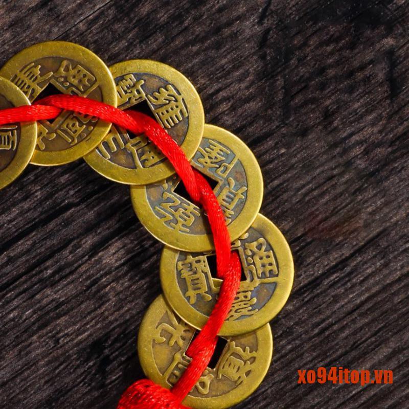 XOTOP 1Pc 1Pcs Lucky Charm Ancient Coin Pendant Decoration Car Accessories