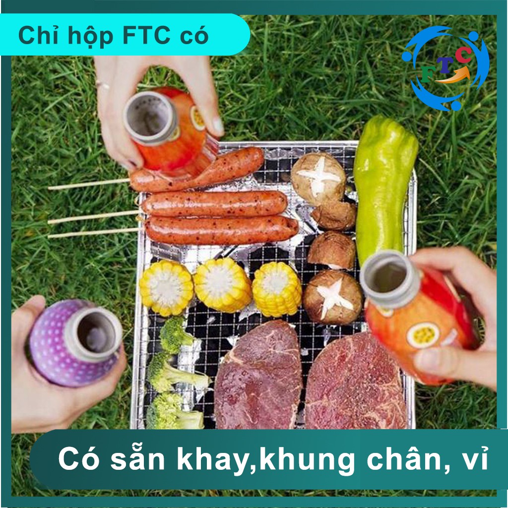 Bếp Nướng Dùng 1 lần FTC 🏕  dùng dã ngoại, picnic, hoạt động ngoài trời