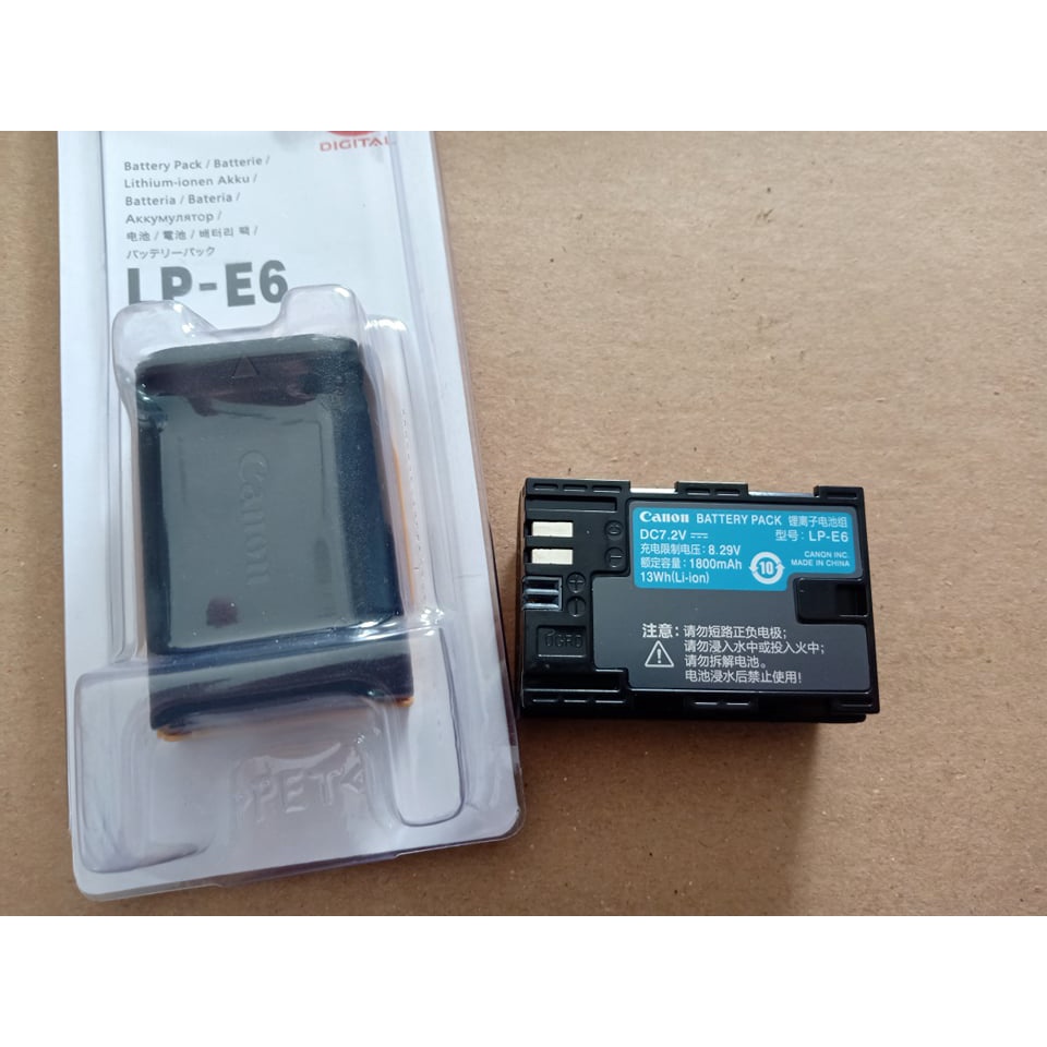 Pin Canon LP-E6  Dùng Cho Canon 60D, 70D, 6D, 5D Mark II, 5D Mark III, 5DS, 5DSR, 7D, 7D Mark II
