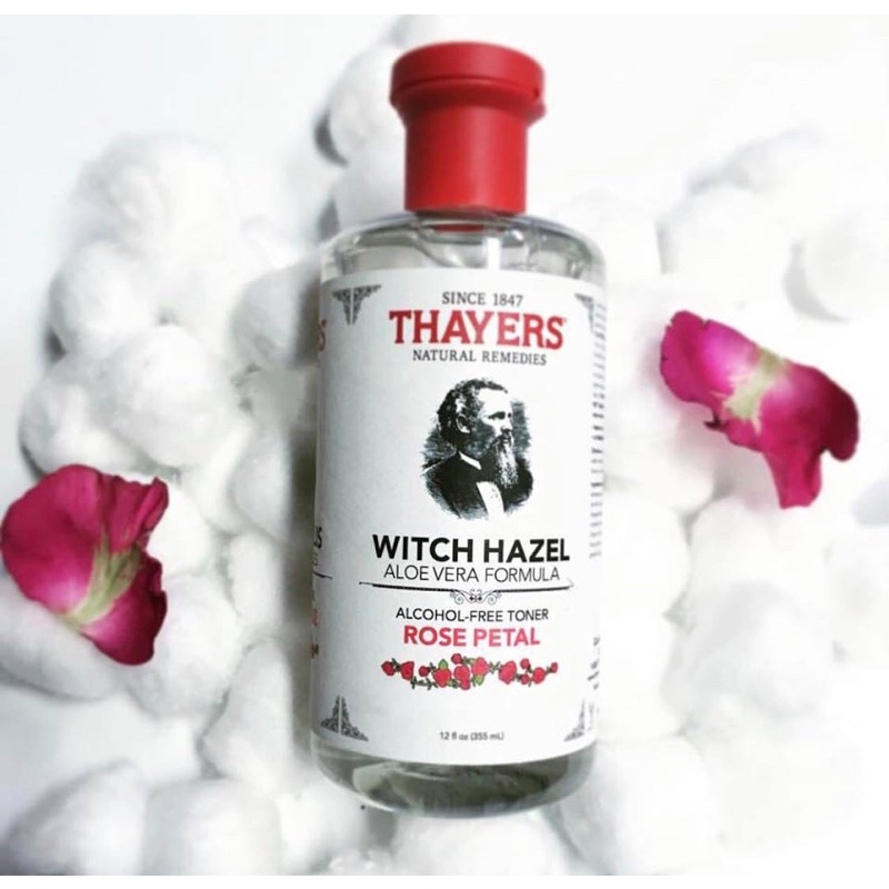 Nước hoa hồng Thayer Witch Hazel toner không cồn 355ml