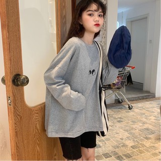 Áo thun nữ dài tay áo form rộng áo nữ học sinh mùa thu đông 2019