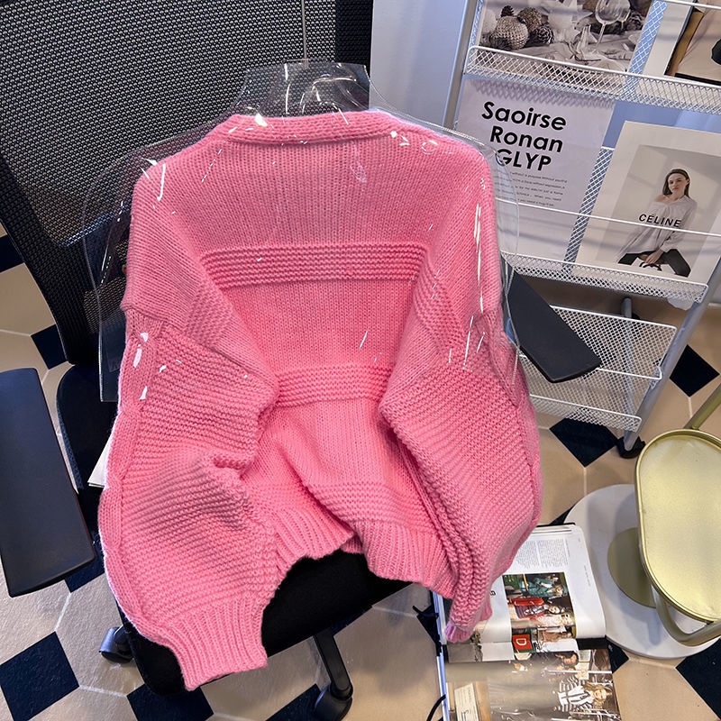 Quầy Thu Hút Áo sweater Dongdaemun Phong Cách Đại Học Hàn Quốc