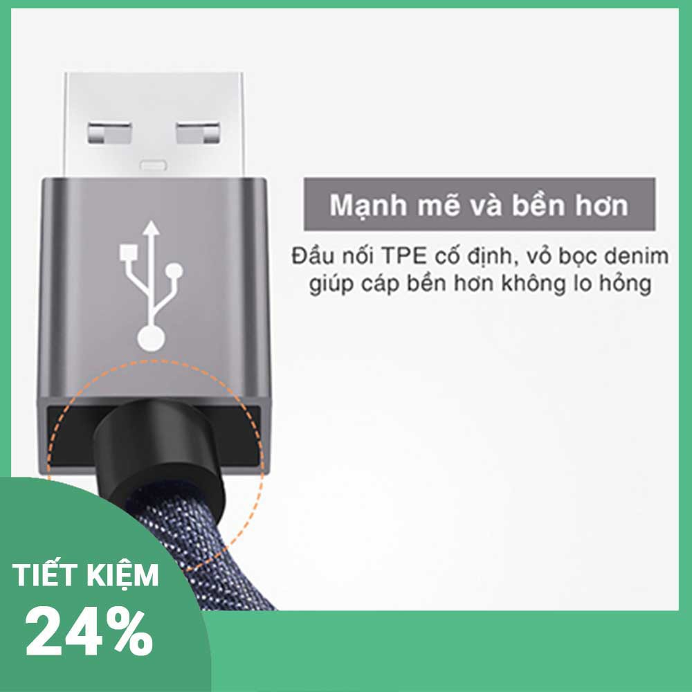 Cáp Sạc Lightning Bọc Da Tiêu Chuẩn MFI – Theo Tiêu Chuẩn Của Apple - CB-MFI - Chính Hãng Bagi