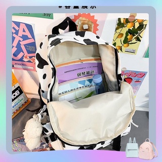 Balo ulzzang bò sữa phối lưới