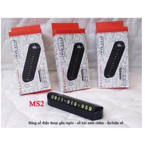 Bảng số điện thoại ô tô- bảng ghi sđt gắn taplo khi đỗ xe- FUTURE CAR