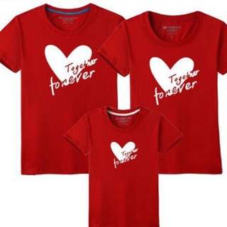 Áo gia đìn áo đồng phục trái tim forever chất cotton loại 1 đủ màu đủ size từ 5-100kg