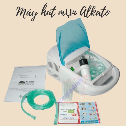 Máy hút mụn Alkato siêu khỏe - bền - đẹp, Máy hút mụn và phun oxi Alkato chuyên dụng cho Spa, TMV